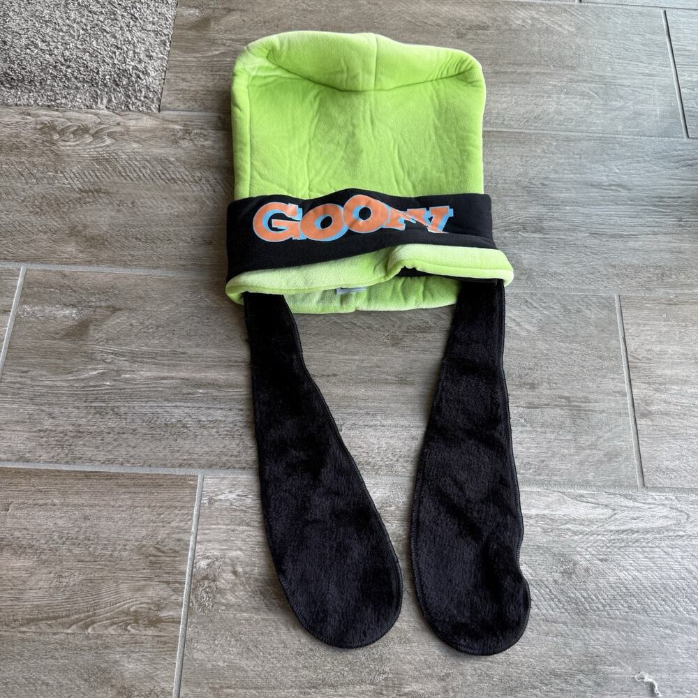 Disney Parks Goofy Hat Neon Green Plush Long Floppy Ears One Size Costume